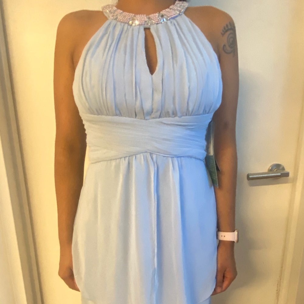Light blue formal dress